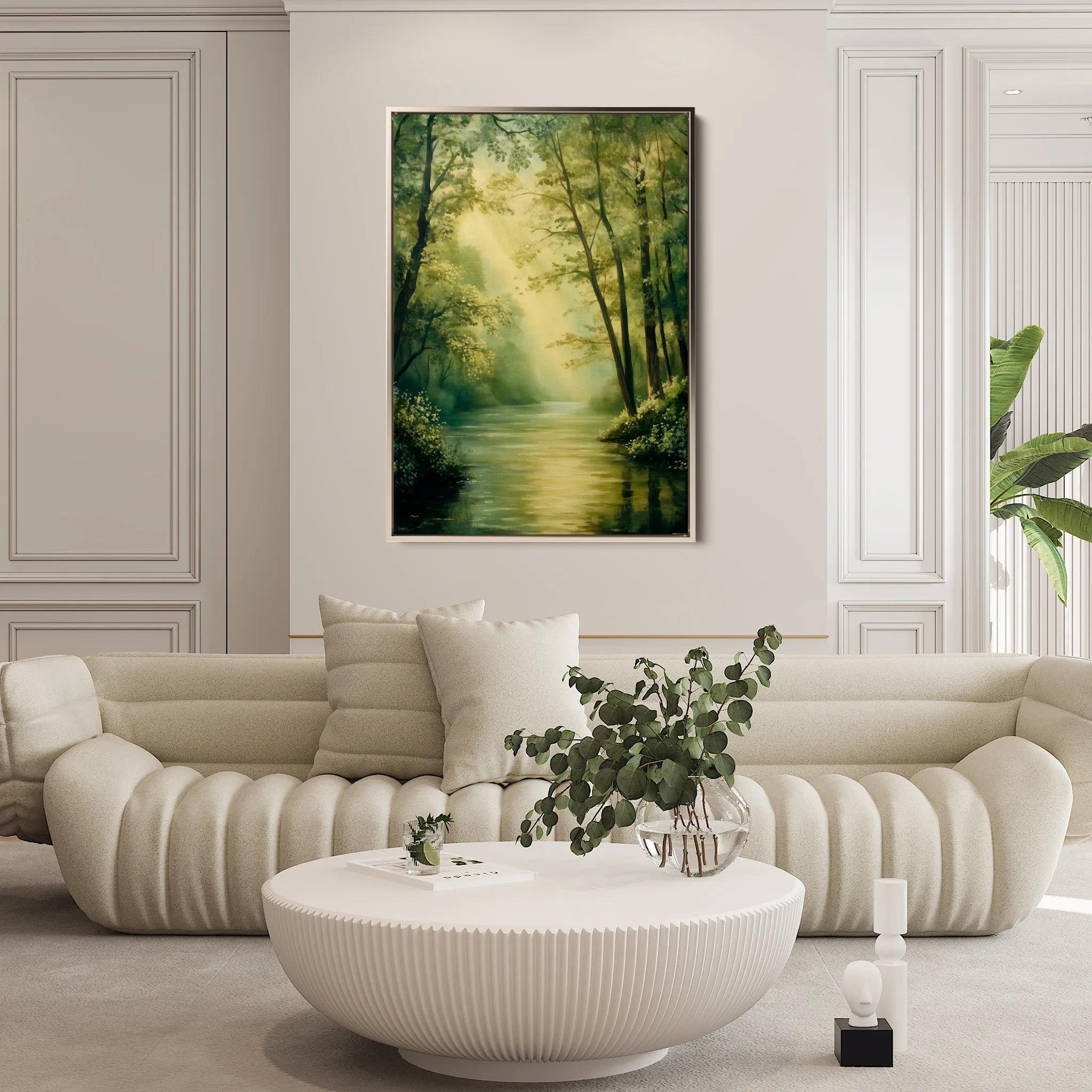Landscape 340 Canvas Art 18" x 24" / 45 x 60 cm / Black