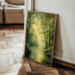 Landscape 340 Canvas Art 18" x 24" / 45 x 60 cm / Black