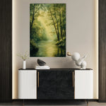 Landscape 340 Canvas Art 18" x 24" / 45 x 60 cm / Black