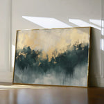 Abstract 341 Canvas Art 18" x 24" / 45 x 60 cm / Black