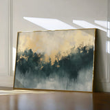 Abstract 341 Canvas Art 18" x 24" / 45 x 60 cm / Black