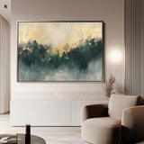 Abstract 341 Canvas Art 18" x 24" / 45 x 60 cm / Black