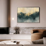 Abstract 341 Canvas Art 18" x 24" / 45 x 60 cm / Black