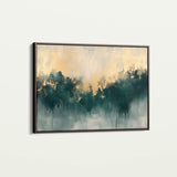 Abstract 341 Canvas Art 18" x 24" / 45 x 60 cm / Black