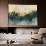 Abstract 341 Canvas Art 60 x 40 cm / Black