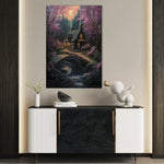 Landscape 341 Canvas Art 18" x 24" / 45 x 60 cm / Black