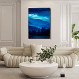 Landscape 342 Canvas Art 18" x 24" / 45 x 60 cm / Black