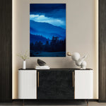 Landscape 342 Canvas Art 18" x 24" / 45 x 60 cm / Black