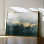 Abstract 343 Canvas Art 18" x 24" / 45 x 60 cm / Black