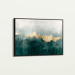 Abstract 343 Canvas Art 18" x 24" / 45 x 60 cm / Black