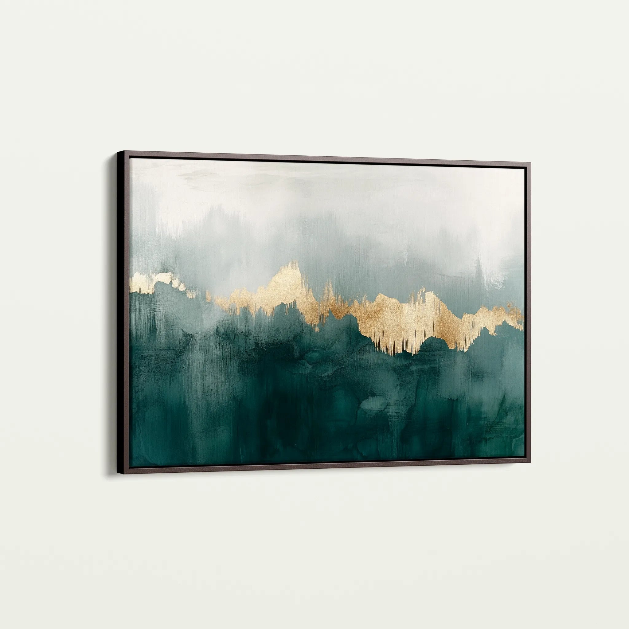 Abstract 343 Canvas Art 18" x 24" / 45 x 60 cm / Black
