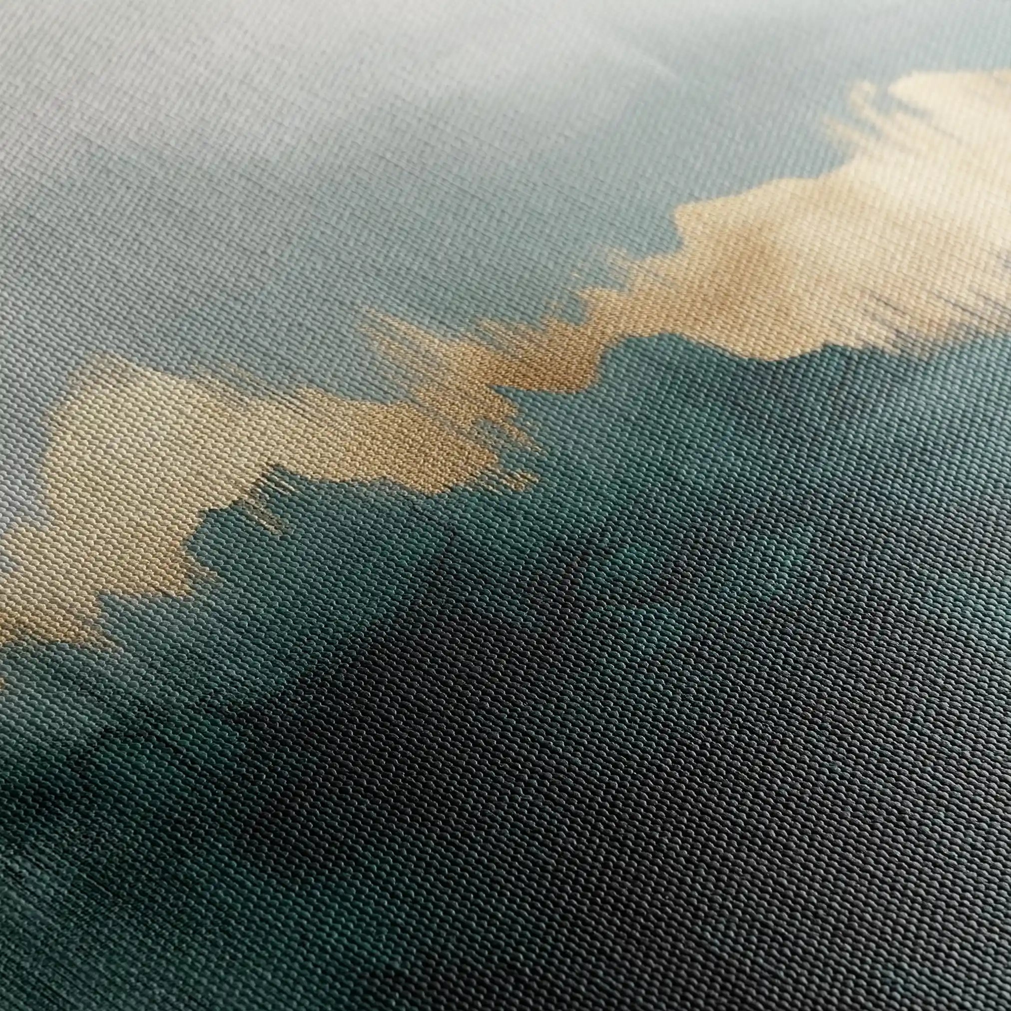 Abstract 343 Canvas Art 60 x 40 cm / Black