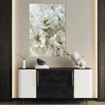Floral 343 Canvas Art 18" x 24" / 45 x 60 cm / Black