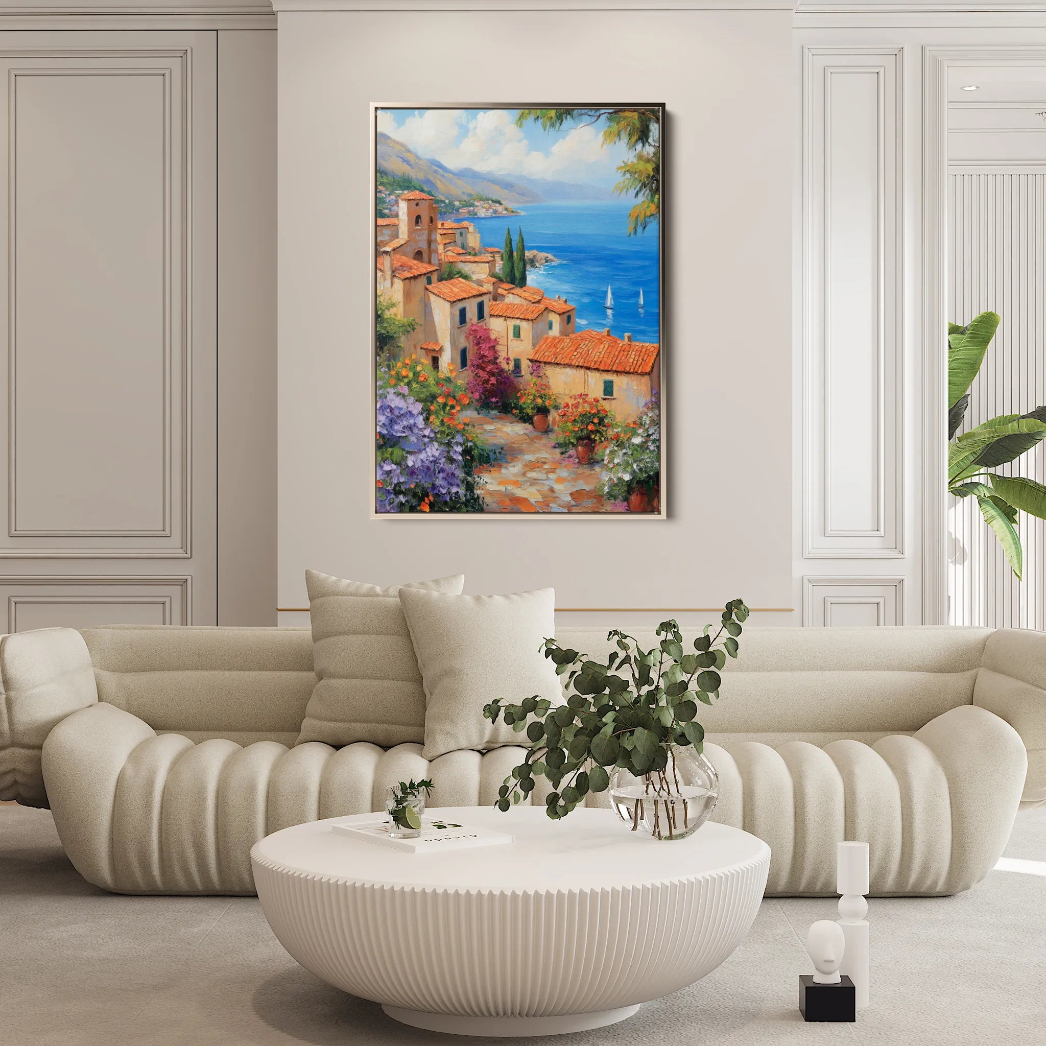 Landscape 343 Canvas Art 18" x 24" / 45 x 60 cm / Black