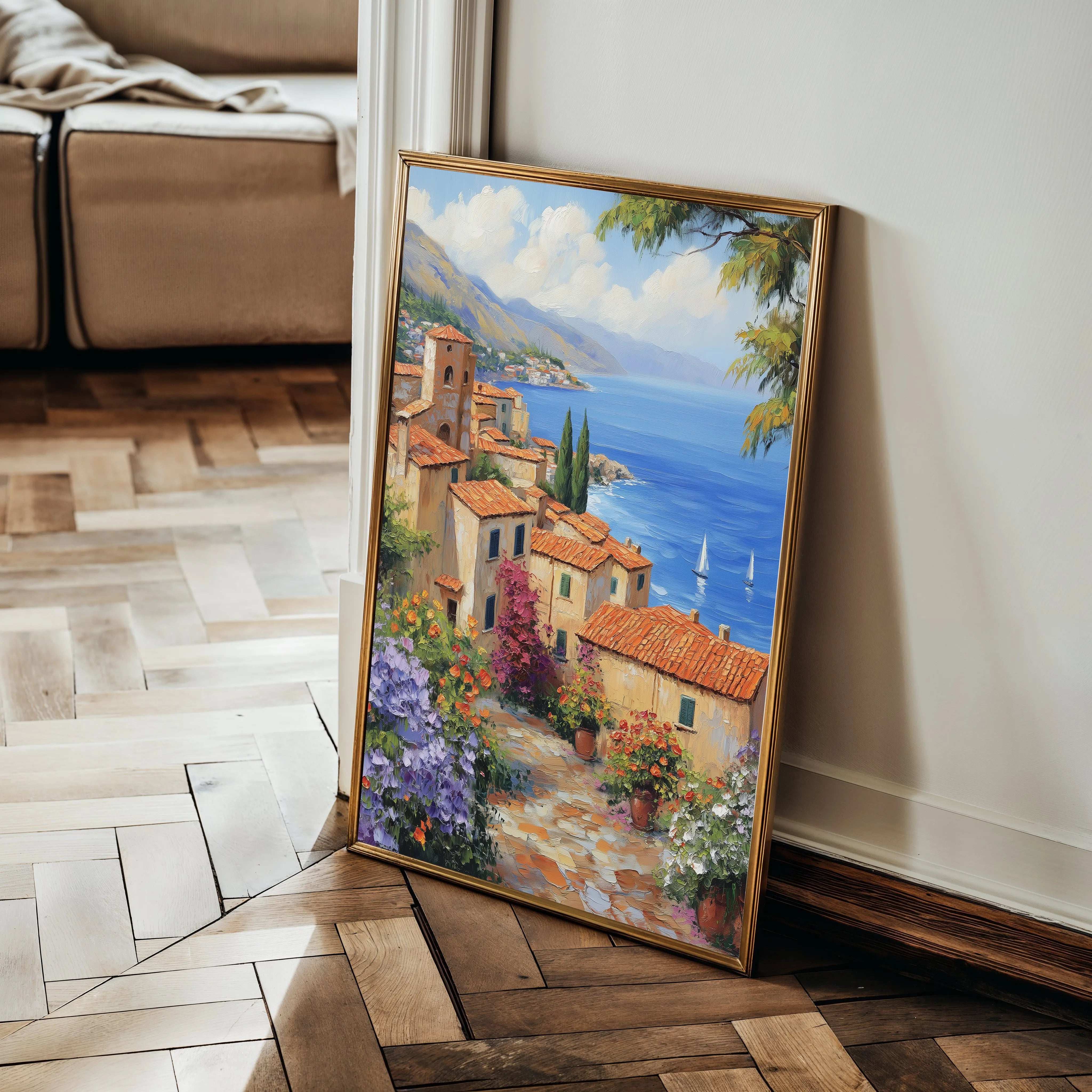 Landscape 343 Canvas Art 18" x 24" / 45 x 60 cm / Black