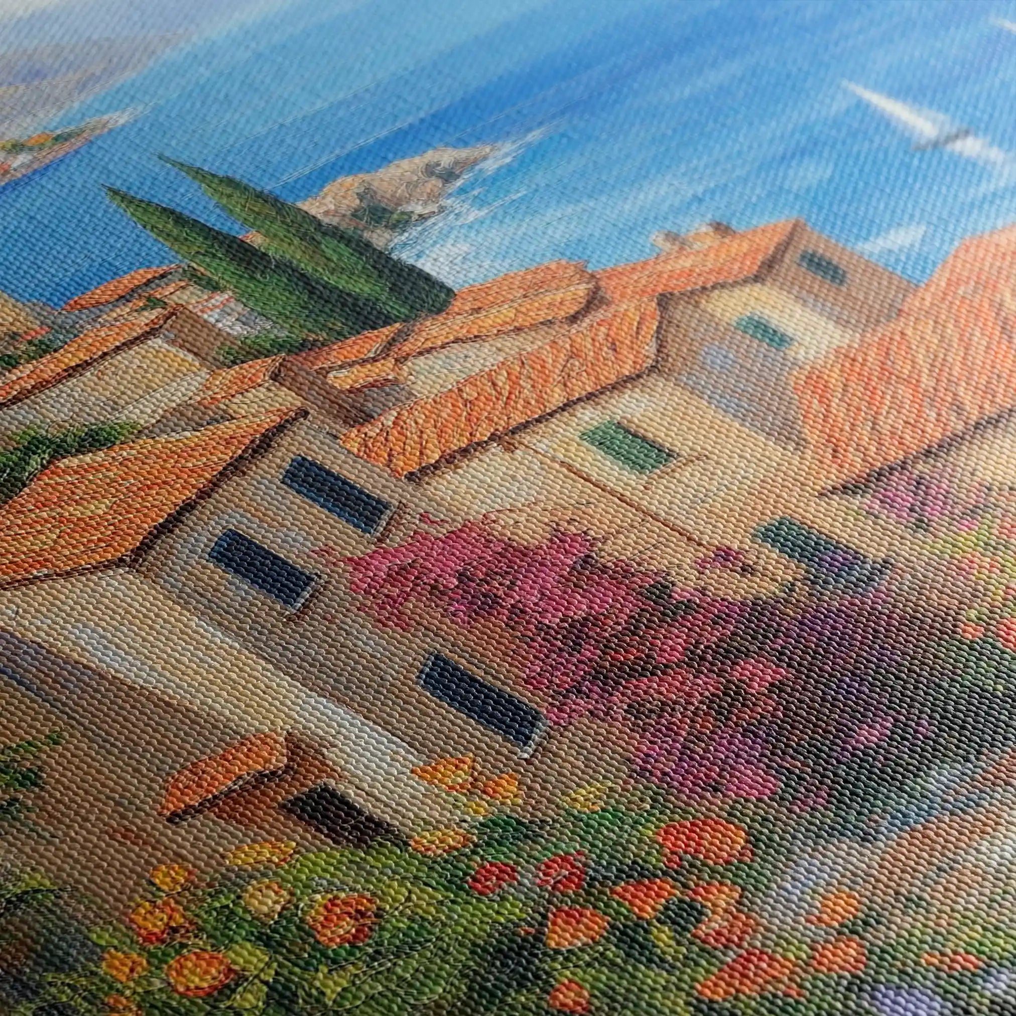 Landscape 343 Canvas Art 60 x 40 cm / Black