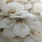 Floral 344 Canvas Art 18" x 24" / 45 x 60 cm / Black