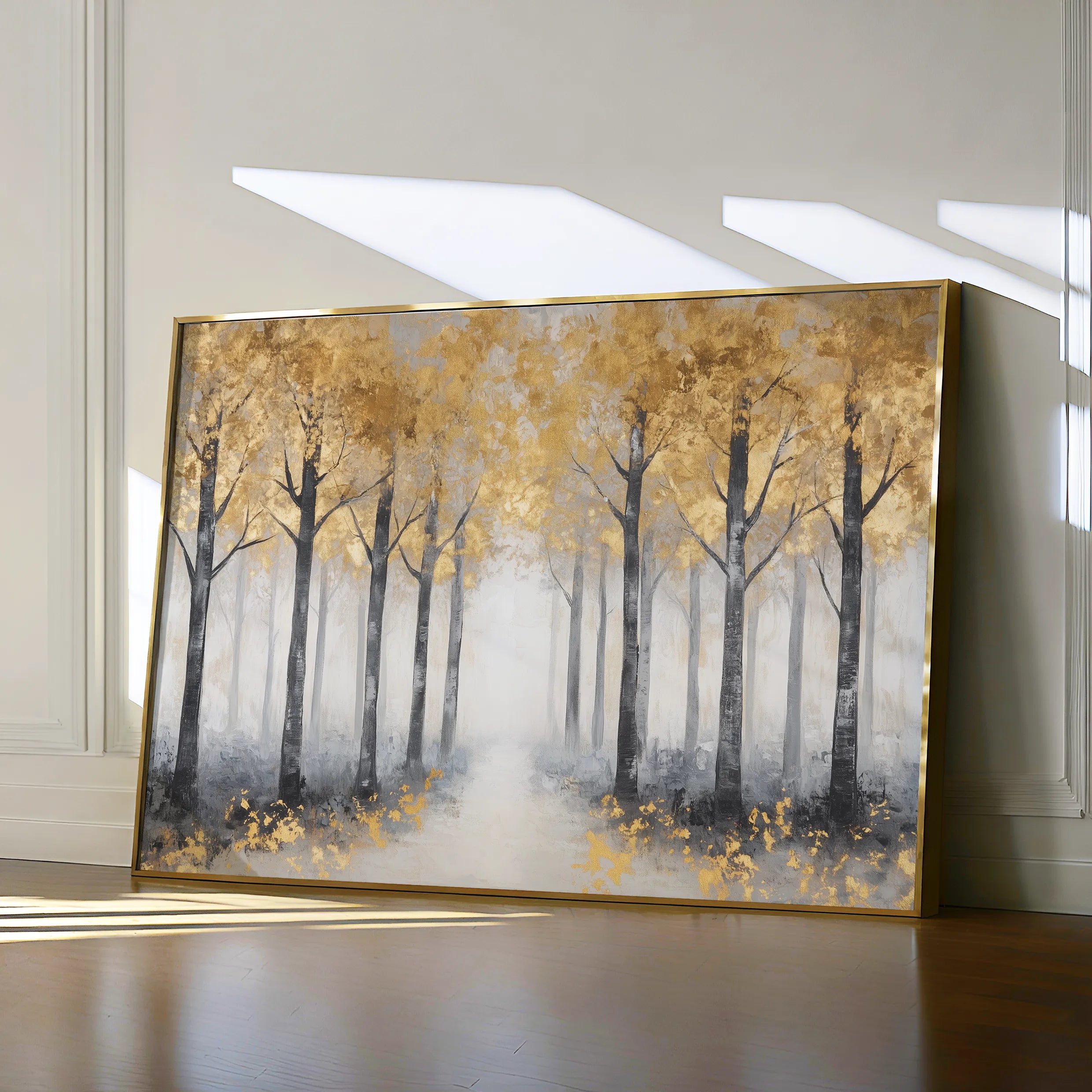 Landscape 344 Canvas Art 18" x 24" / 45 x 60 cm / Black