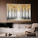 Landscape 344 Canvas Art 18" x 24" / 45 x 60 cm / Black