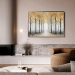 Landscape 344 Canvas Art 18" x 24" / 45 x 60 cm / Black