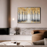 Landscape 344 Canvas Art 18" x 24" / 45 x 60 cm / Black