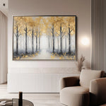 Landscape 344 Canvas Art 60 x 40 cm / Black