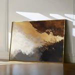 Abstract 345 Canvas Art 18" x 24" / 45 x 60 cm / Black