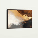 Abstract 345 Canvas Art 60 x 40 cm / Black