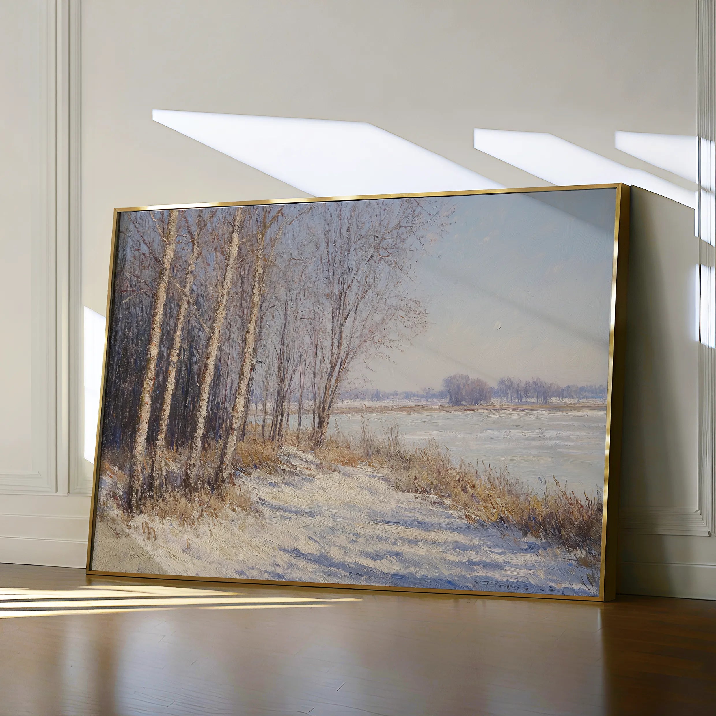 Landscape 345 Canvas Art 18" x 24" / 45 x 60 cm / Black