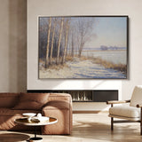 Landscape 345 Canvas Art 18" x 24" / 45 x 60 cm / Black