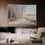 Landscape 345 Canvas Art 18" x 24" / 45 x 60 cm / Black