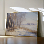 Landscape 345 Canvas Art 60 x 40 cm / Black