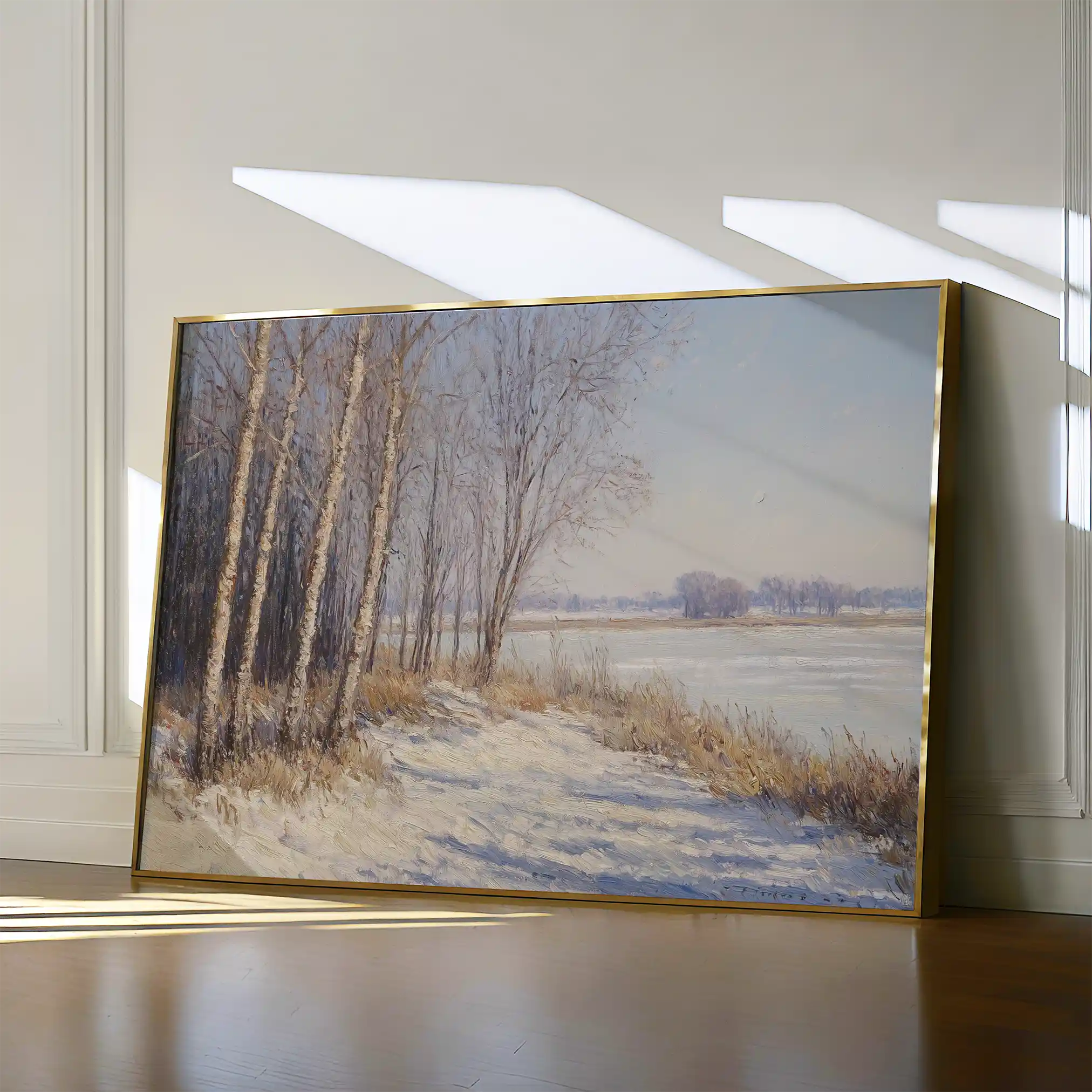 Landscape 345 Canvas Art 60 x 40 cm / Black