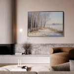 Landscape 345 Canvas Art 60 x 40 cm / Black