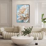 Floral 346 Canvas Art 18" x 24" / 45 x 60 cm / Black