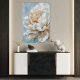 Floral 346 Canvas Art 18" x 24" / 45 x 60 cm / Black