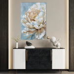 Floral 346 Canvas Art 60 x 40 cm / Black