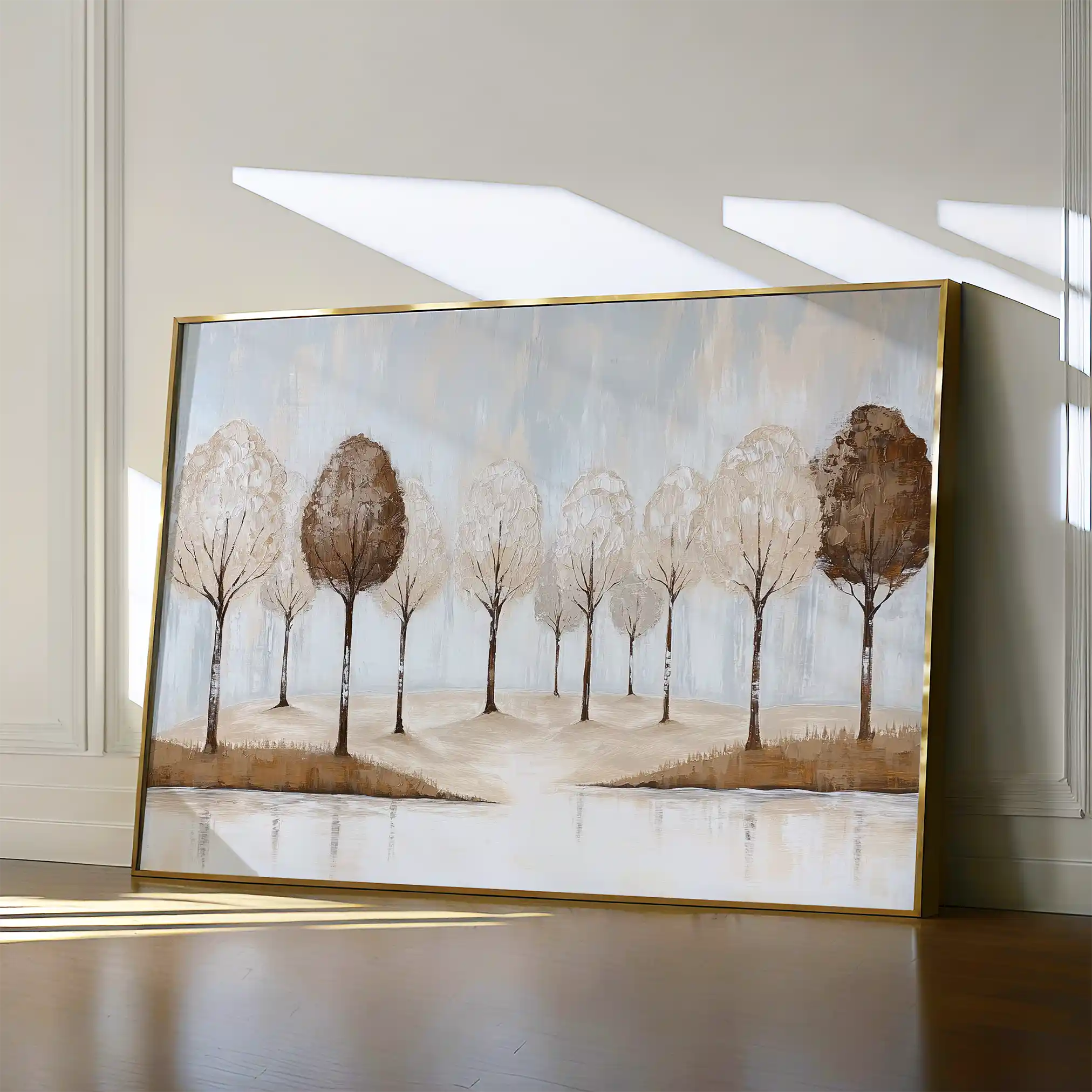 Landscape 346 Canvas Art 60 x 40 cm / Black
