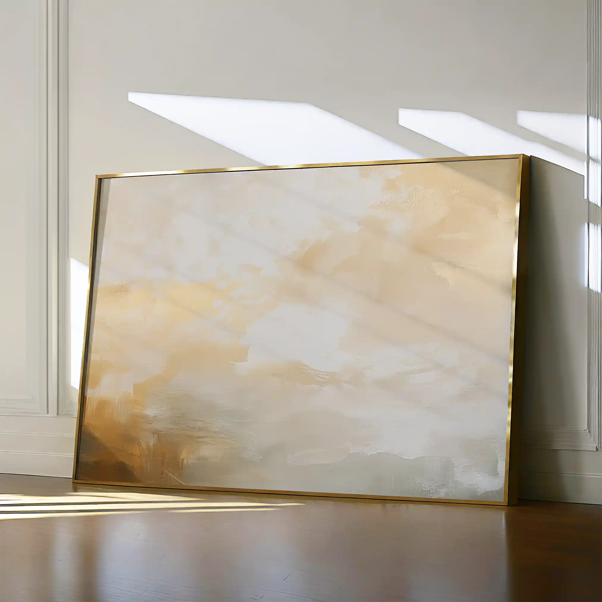 Abstract 347 Canvas Art 18" x 24" / 45 x 60 cm / Black