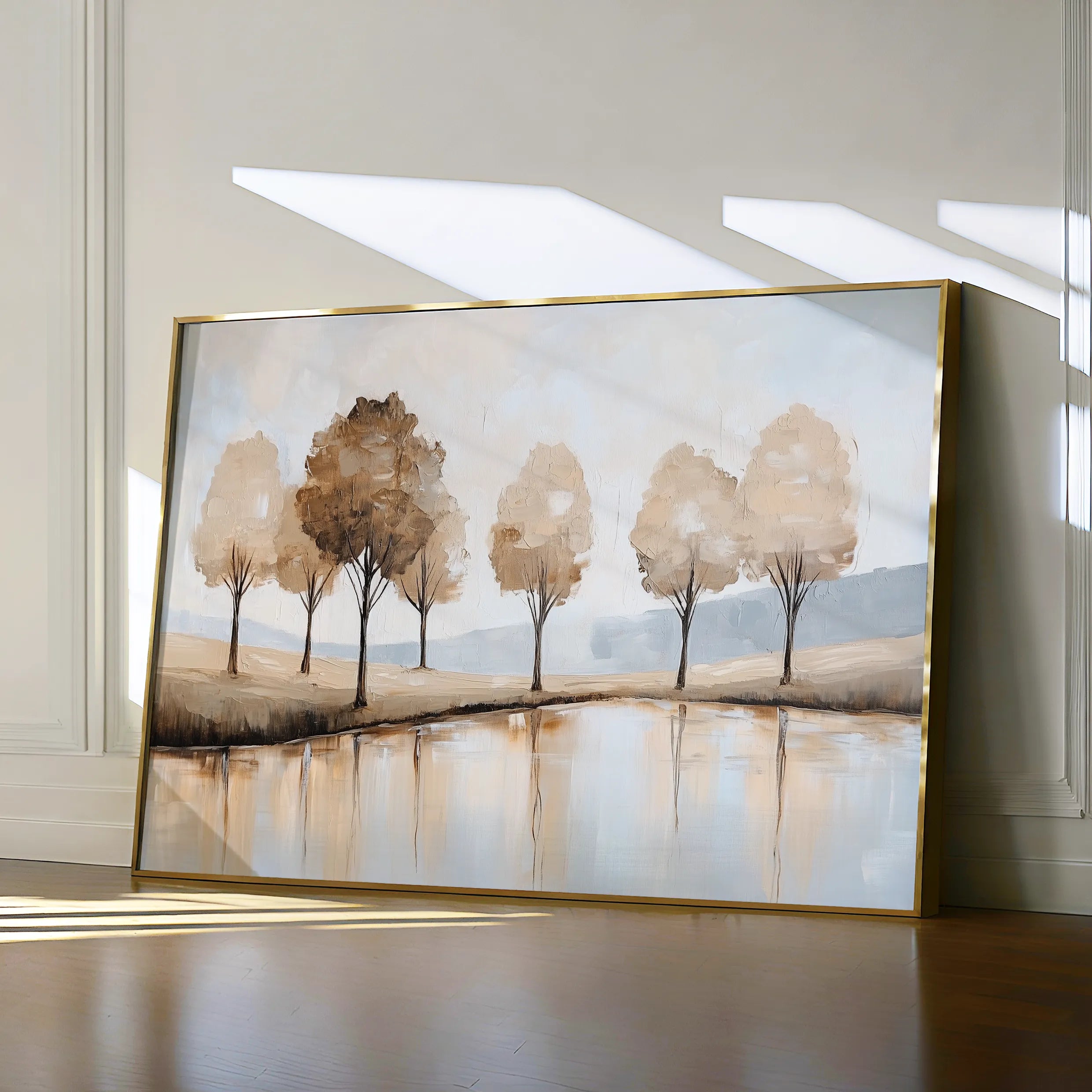 Landscape 347 Canvas Art 18" x 24" / 45 x 60 cm / Black