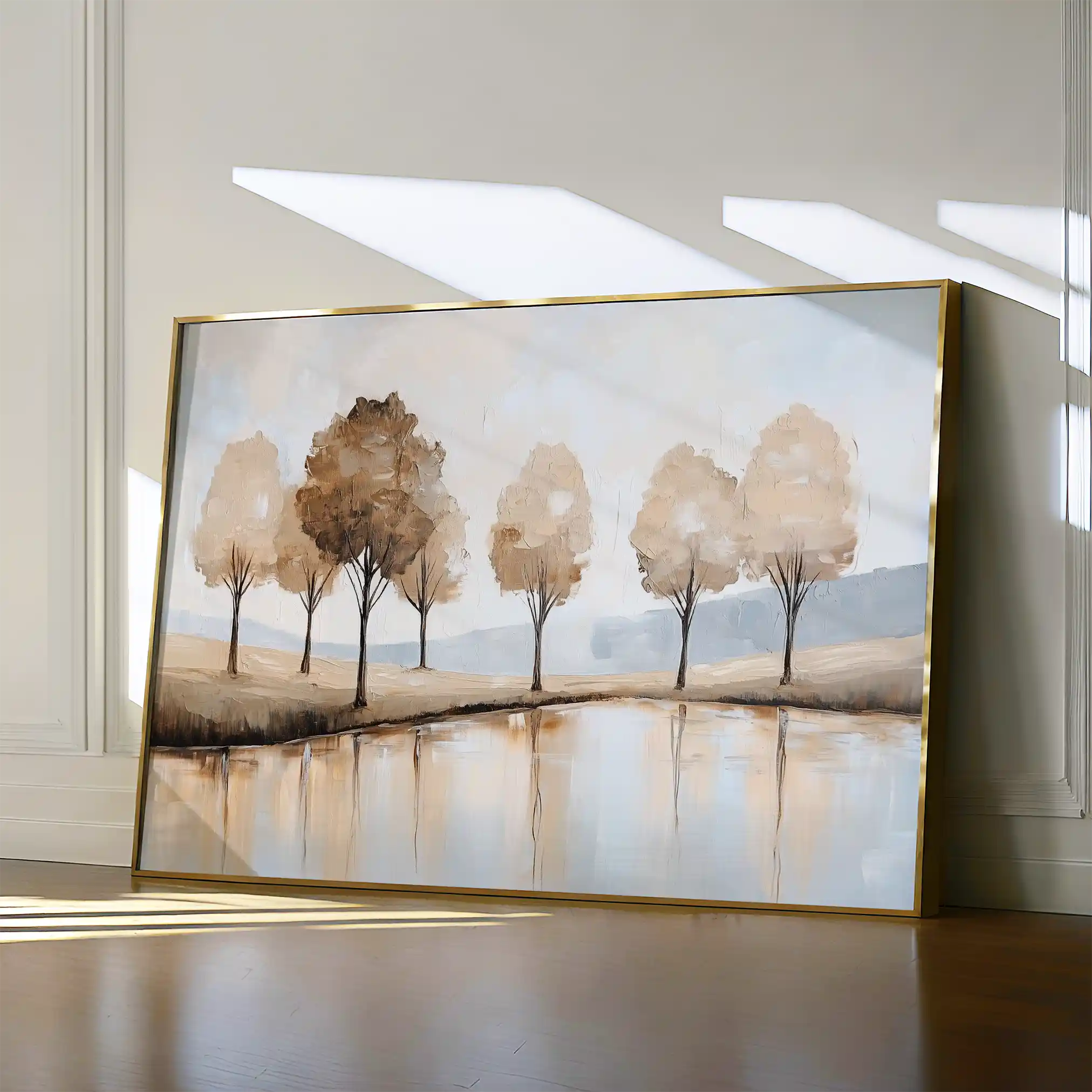 Landscape 347 Canvas Art 60 x 40 cm / Black