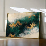 Abstract 348 Canvas Art 18" x 24" / 45 x 60 cm / Black