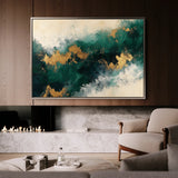 Abstract 348 Canvas Art 18" x 24" / 45 x 60 cm / Black