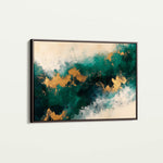 Abstract 348 Canvas Art 18" x 24" / 45 x 60 cm / Black