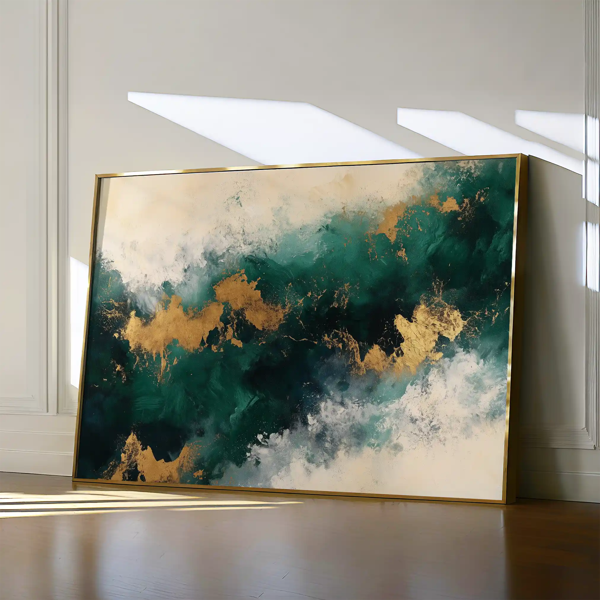Abstract 348 Canvas Art 60 x 40 cm / Black