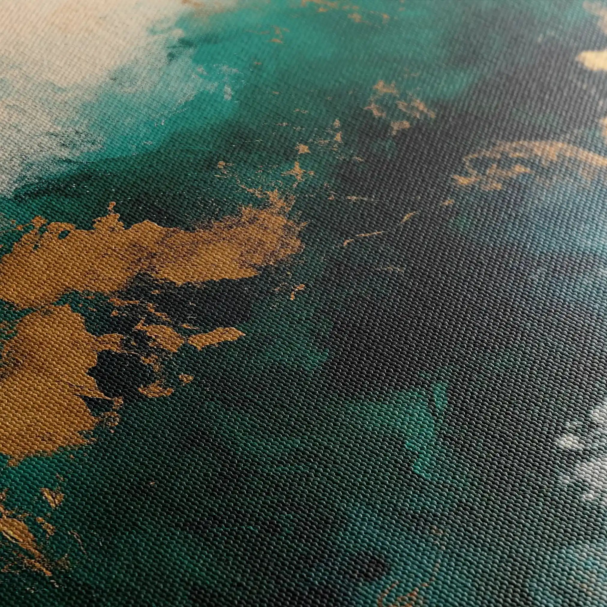 Abstract 348 Canvas Art 60 x 40 cm / Black