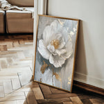 Floral 348 Canvas Art 18" x 24" / 45 x 60 cm / Black