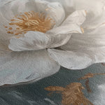 Floral 348 Canvas Art 18" x 24" / 45 x 60 cm / Black