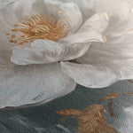 Floral 348 Canvas Art 60 x 40 cm / Black