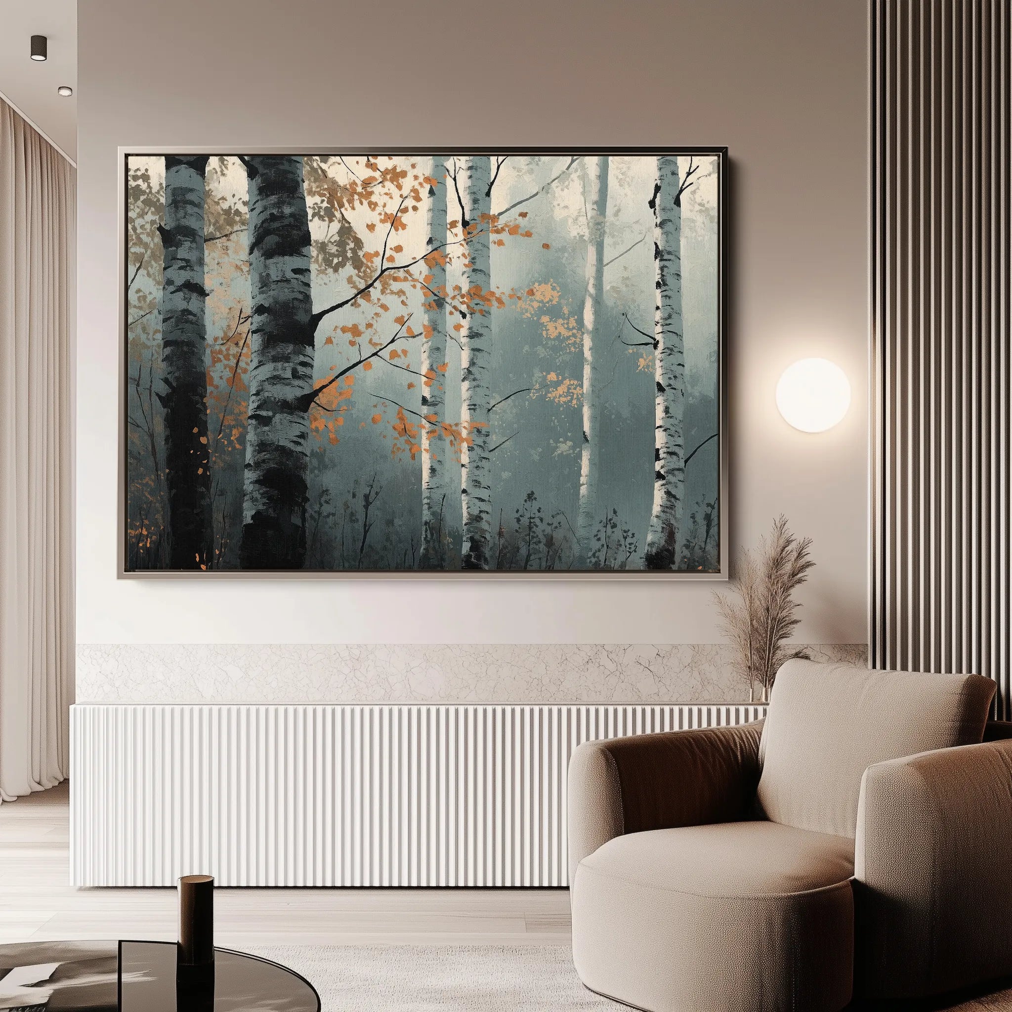 Landscape 348 Canvas Art 18" x 24" / 45 x 60 cm / Black